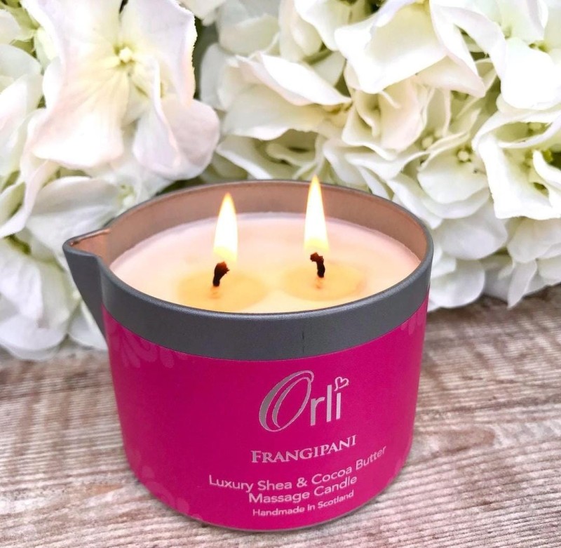 Frangipani Massage Candle