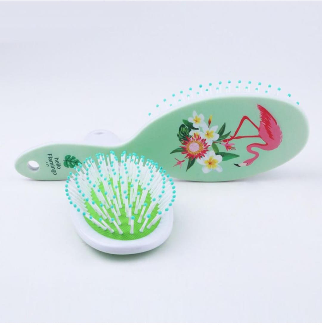 Green Hair Brush