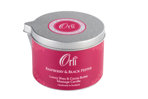 Raspberry & Black Pepper Massage Candle