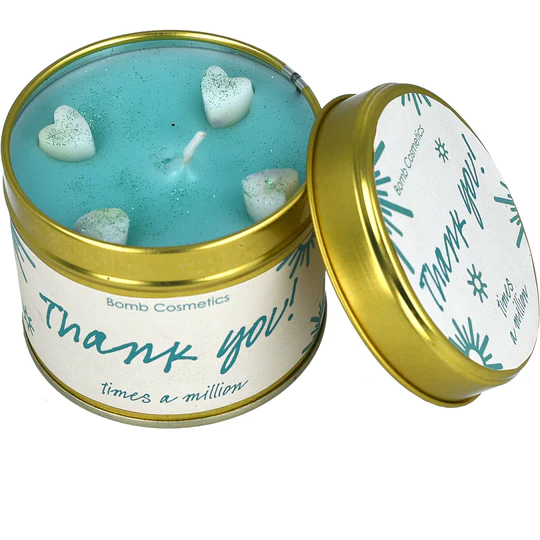 Thank You Tinned Candle