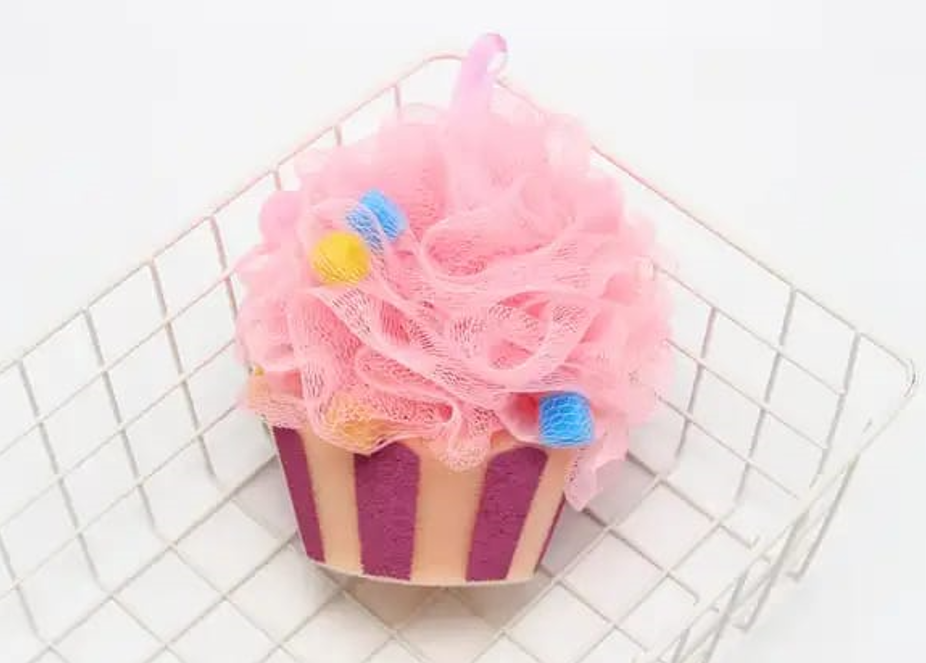 Cupcake Shower Sponge